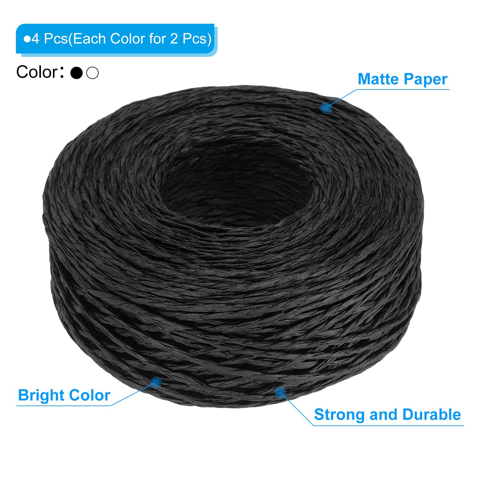 PATIKIL 1312 Feet Raffia Ribbon - Image 3