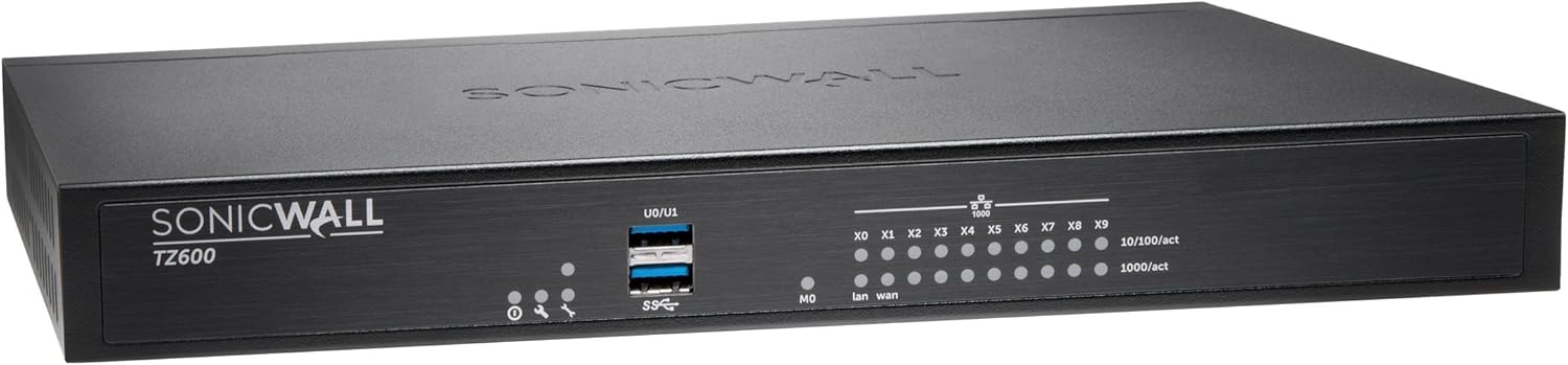 SonicWALL 01-SSC-1737 Tz600 - Advanced Edition - Security Appliance - 10 Ports - 10/100 MB LAN, Gige