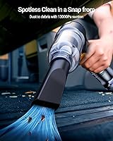 Vista 3 de SEALIGHT Mini Car Vacuum Portable Cordless With 13000pa High Power Suction, Lightweight and Compact Handheld Cleaner for Car & Home
