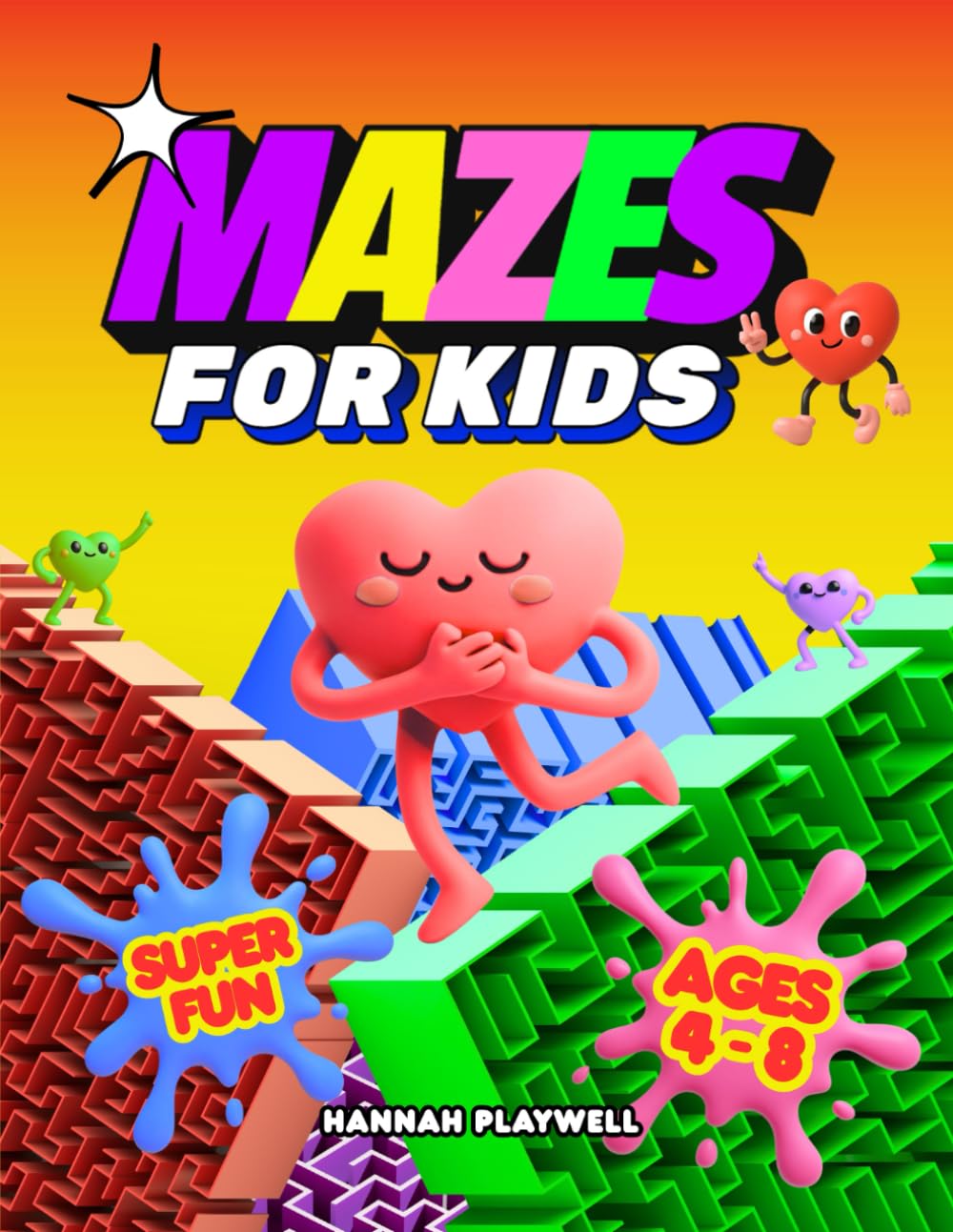 Mazes For Kids: Ages 4 - 8/ 120 - Maze Activity Book