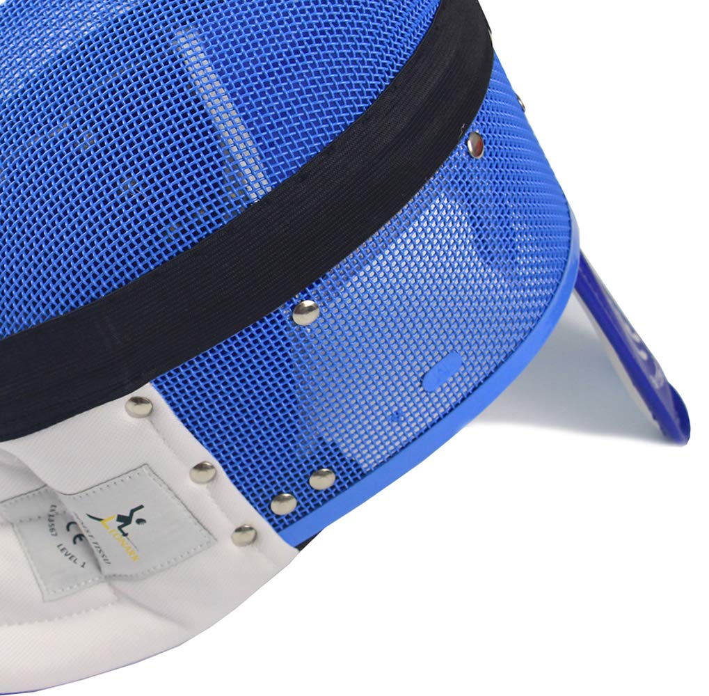 LEONARK Fencing Foil Mask Fencing Helmet CE 350N Certified National Grade Masque - Fencing Protective Gear