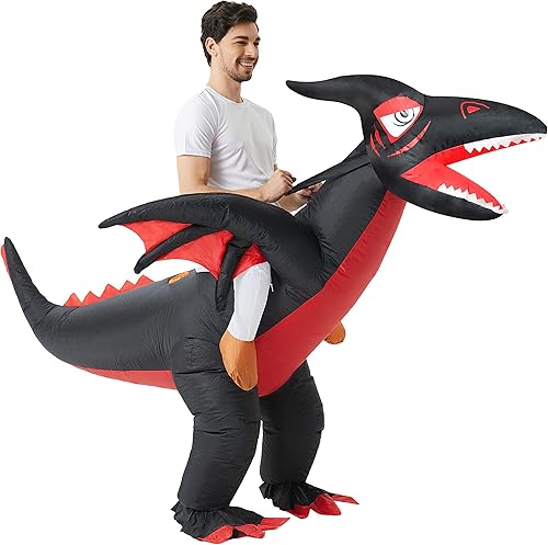 DAHAKII Disfraz inflable de Navidad, decoración de Navidad, disfraz inflable para adultosdesfile de Navidad