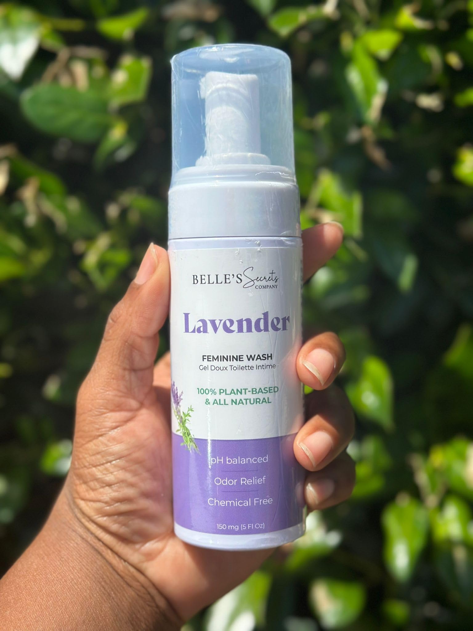 Belle's Secrets Lavender Feminine Wash, 5 Fl Oz (Pack of 1)