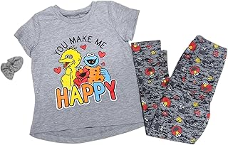 طقم ملابس للبنات ، تصاميم كرتونية مرحة متنوعة للبنات الاطفال من ميزا كود 101