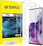 3 Pack for Samsung Galaxy Note 20 Ultra TPU Screen Protector 6.9-inch, Fingerprint Unlock, 3D Curved Screen Film [Scratch Resistant] [Self-Healing]