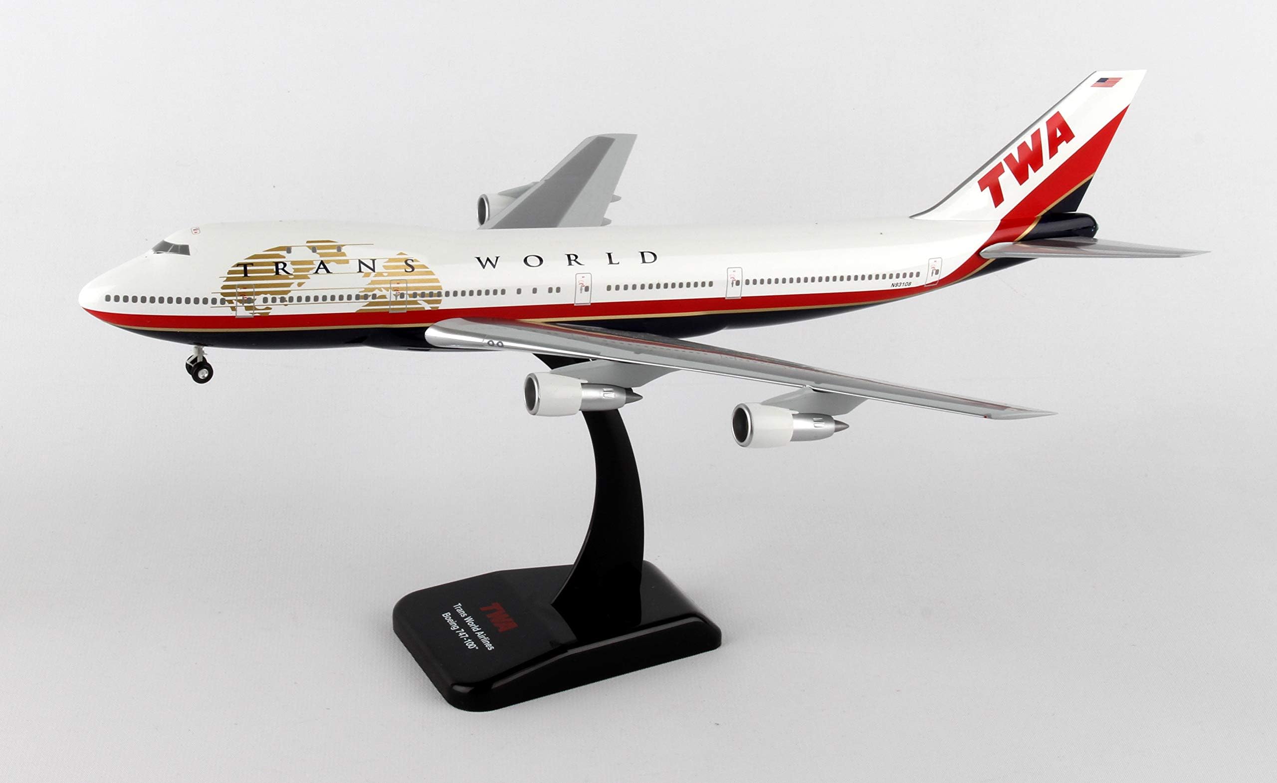 TWA 747-100 N93108 (1:200)