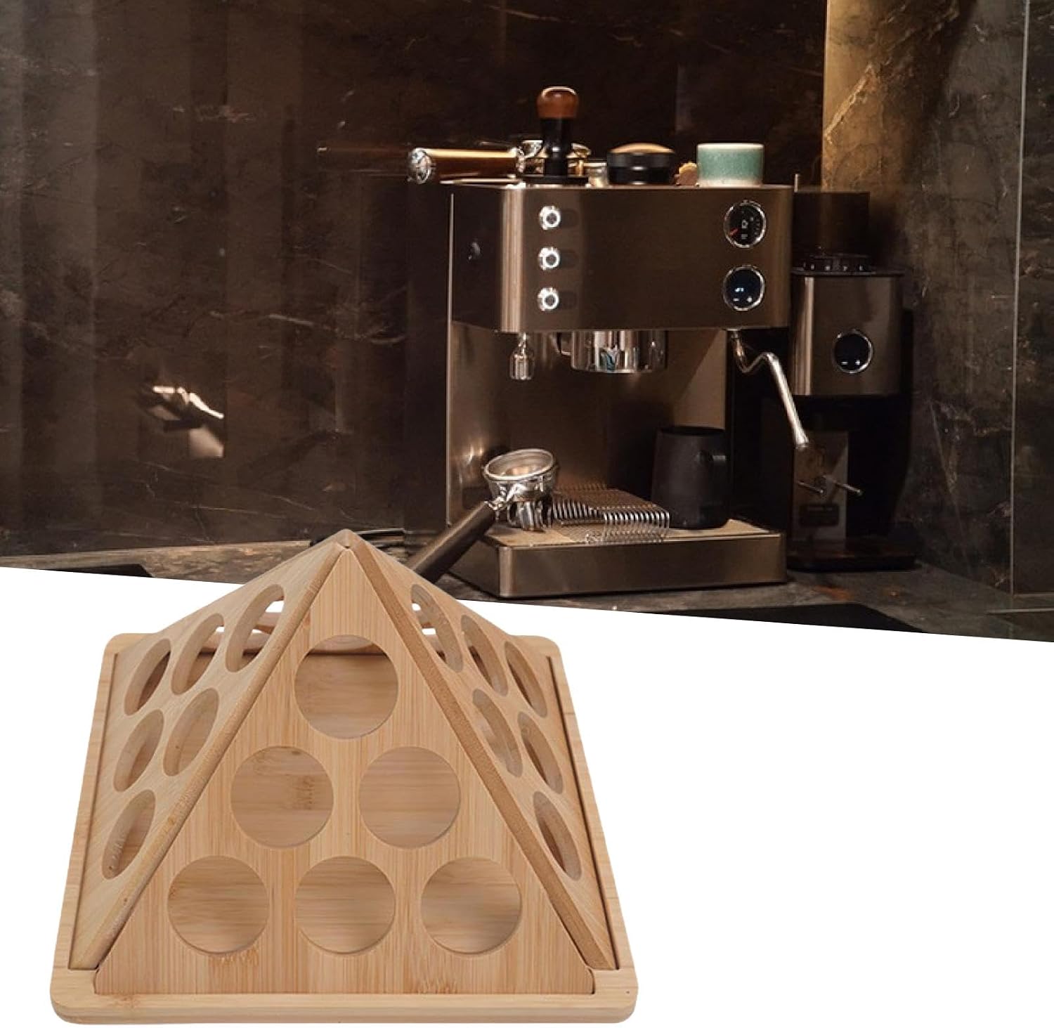 Holder Coffee Station 360 Degrees Rotation Countertop Supplies Stand Portable Bar Coffee Pod Holder Cup Stand
