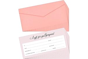 Professional Gift Certificate Envelopes and Paper Vouchers