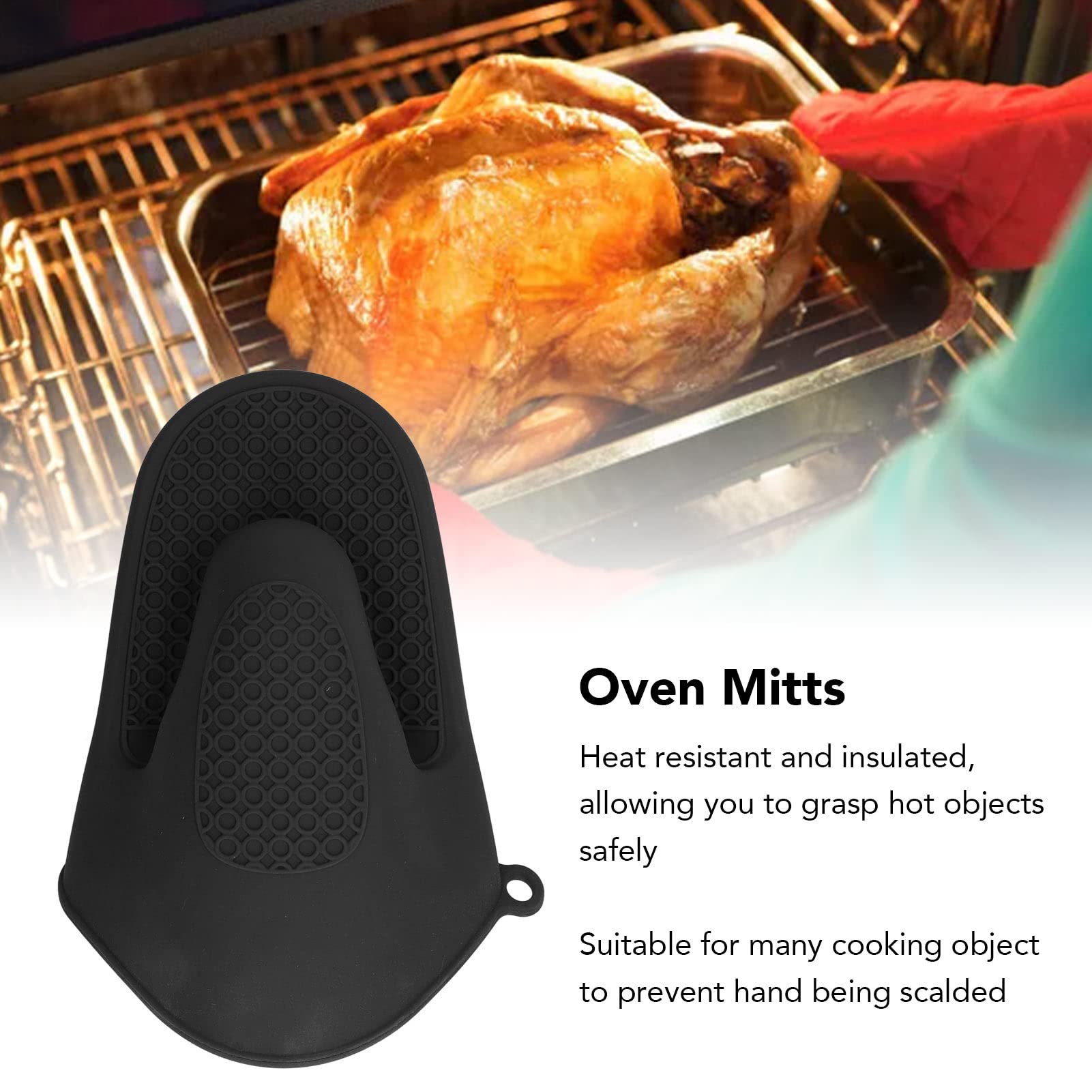 Gants de cuisine en silicone résistants à la chaleur pour four, casserole, plat, gant de protection pour les mains, protège-doig - Maison Gants de cuisine en silicone résistants à la chaleur pour four, casserole, plat, gant de protection pour les mains, protège-doig - Maison