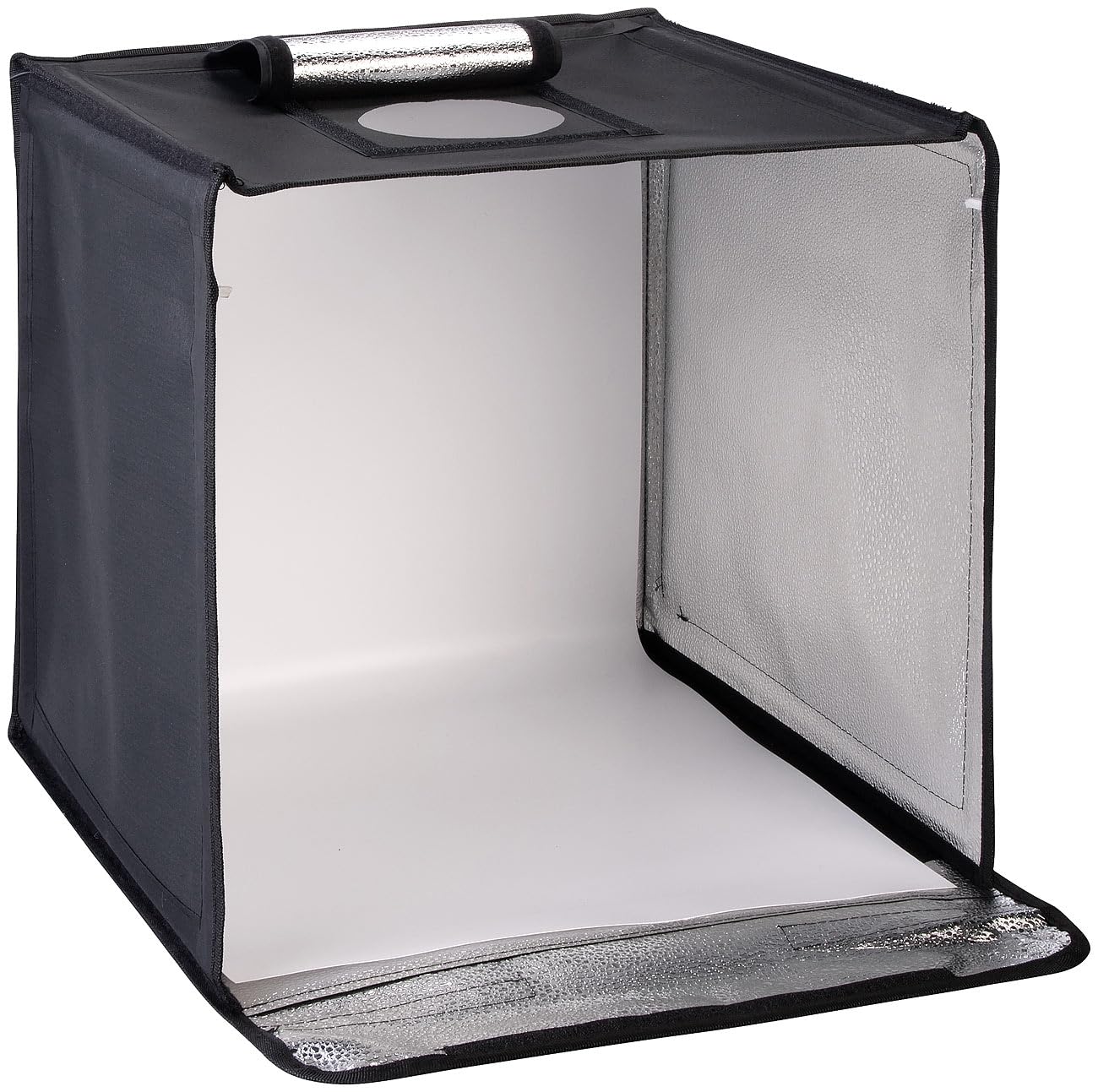 Somikon Fotostudio: Fotobox zum Fotografieren, faltbar, mit LED-Licht, 60 x 60 x 60 cm (Lichtzelt, Studio Lichtzelt, Bilder)