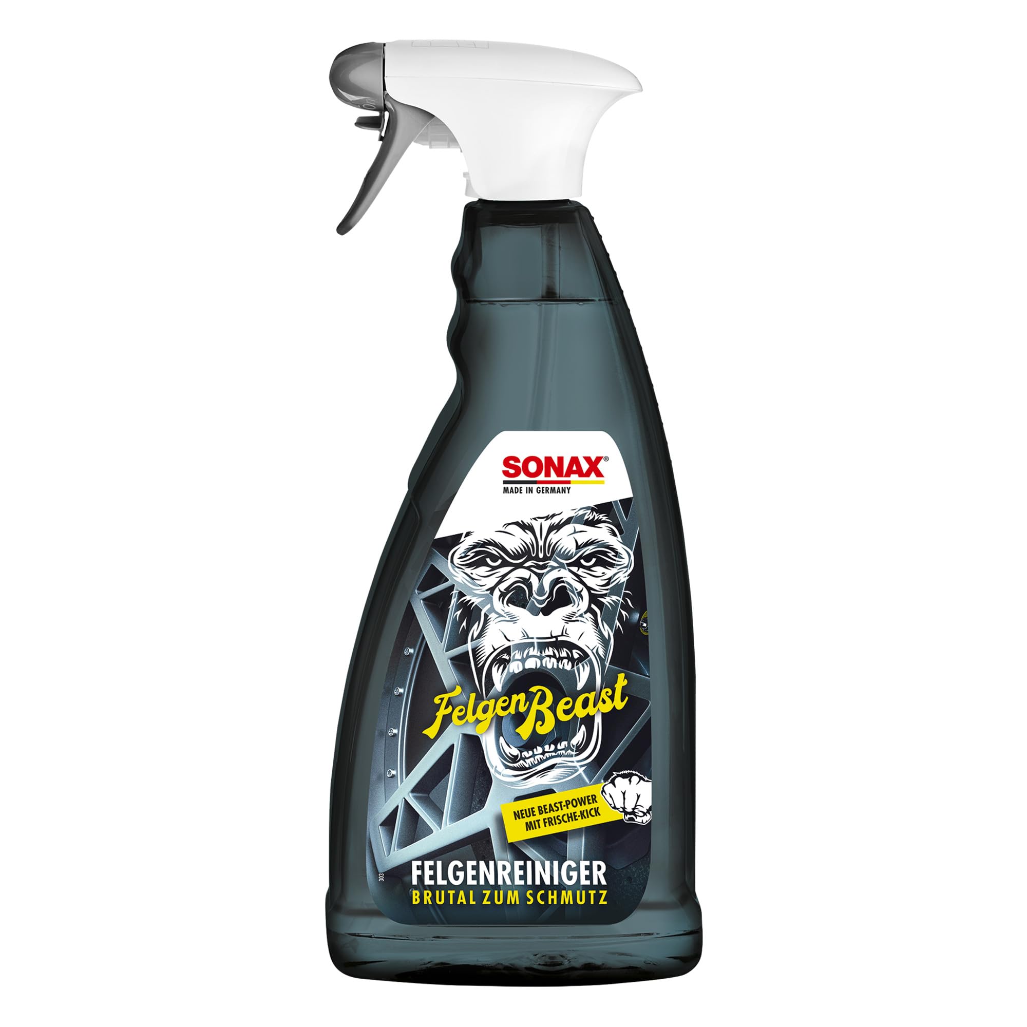 detailmate SONAX FelgenBeast 1L Set Deluxe: 2X Felgenreiniger mit Wirkindikator zur schonenden Felgenreinigung + ValetPRO Reinigungspinsel + 4 Mikrofasertücher 320 GSM