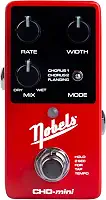 Novo Pedal de Chorus Mini Nobels CHO-mini com Tap Tempo, 3 Modos de Modulação Operação em Mono e Estéreo, Bypass True e Buffered, Design Compacto em Metal com Mounty-P para Pedalboard de Guitarra