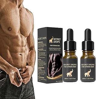 Goniome Secret Drop,Aafq Secret Drops for Strong Men, Secret Happy Drops,Pleasure Peak Oral Drops,Enhancing Sensitivity & Pleasur Boost Energy Levels (2 PCS)
