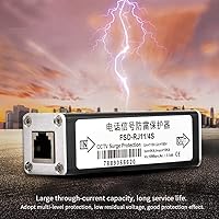 Vista 4 de Pararrayos protector de interfaz, fácil de instalar, protector de protección adecuado para líneas de comunicación de datos de telecomunicaciones