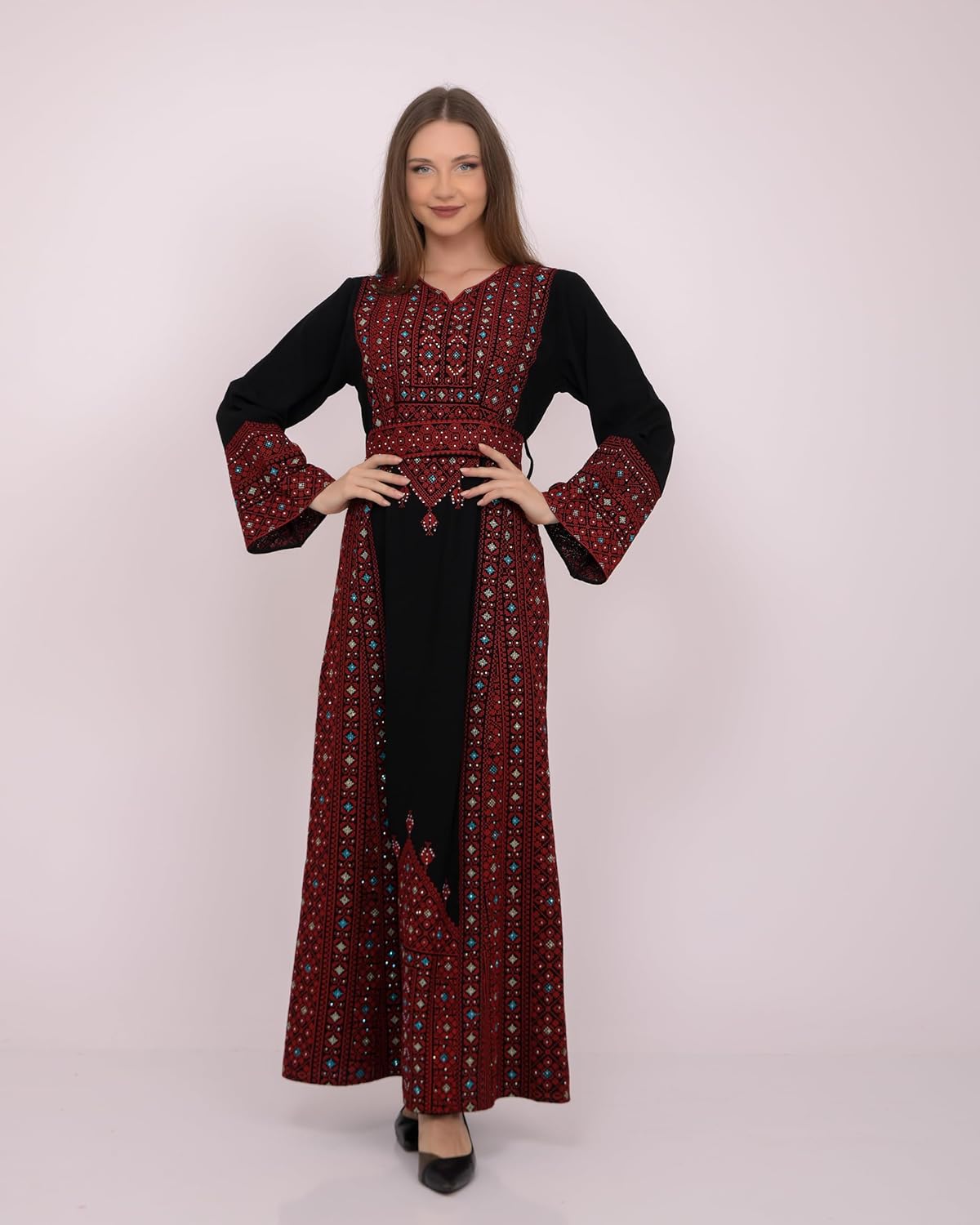 Abayas for Women Muslim - Comfortable Arabic Abaya with Beautiful Embroidery