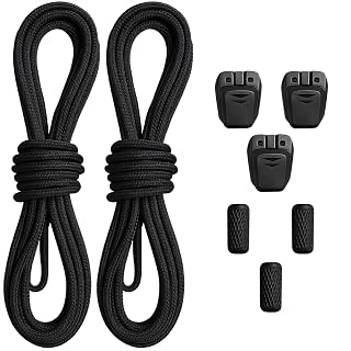 Shoelace Kit for Salomon, No Tie Round Shoe laces Strings for Salomon Speedcross Ski Shoes,boot laces