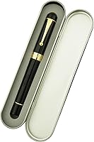 Vista 2 de Jinhao 100 - Pluma estilográfica de estilo clásico en celuloide, instrumento de escritura suave con punta #6, juego de pluma con convertidor