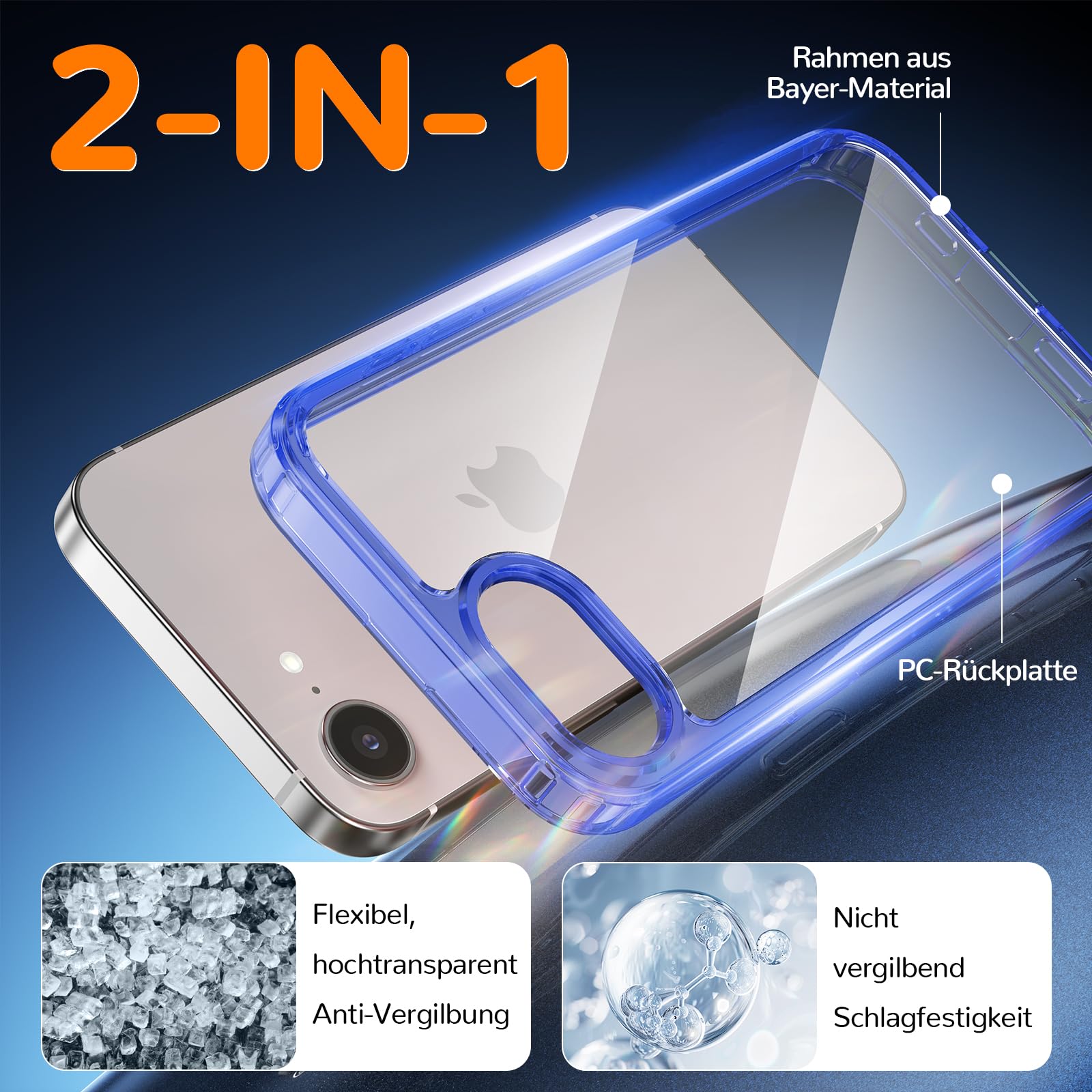 Clear Case for iPhone 15, Ultra Thin, Shockproof TPU Cover, Anti-Yellowing, Crystal Clear, Phone Case for Apple iPhone 15 - Clear — view 577