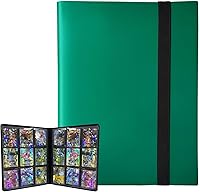Vista 10 de Carpeta de 9 bolsillos para tarjetas de colección, álbum con fundas para tarjetas TCG, MTG, Yugioh, protección para almacenamiento de cartas