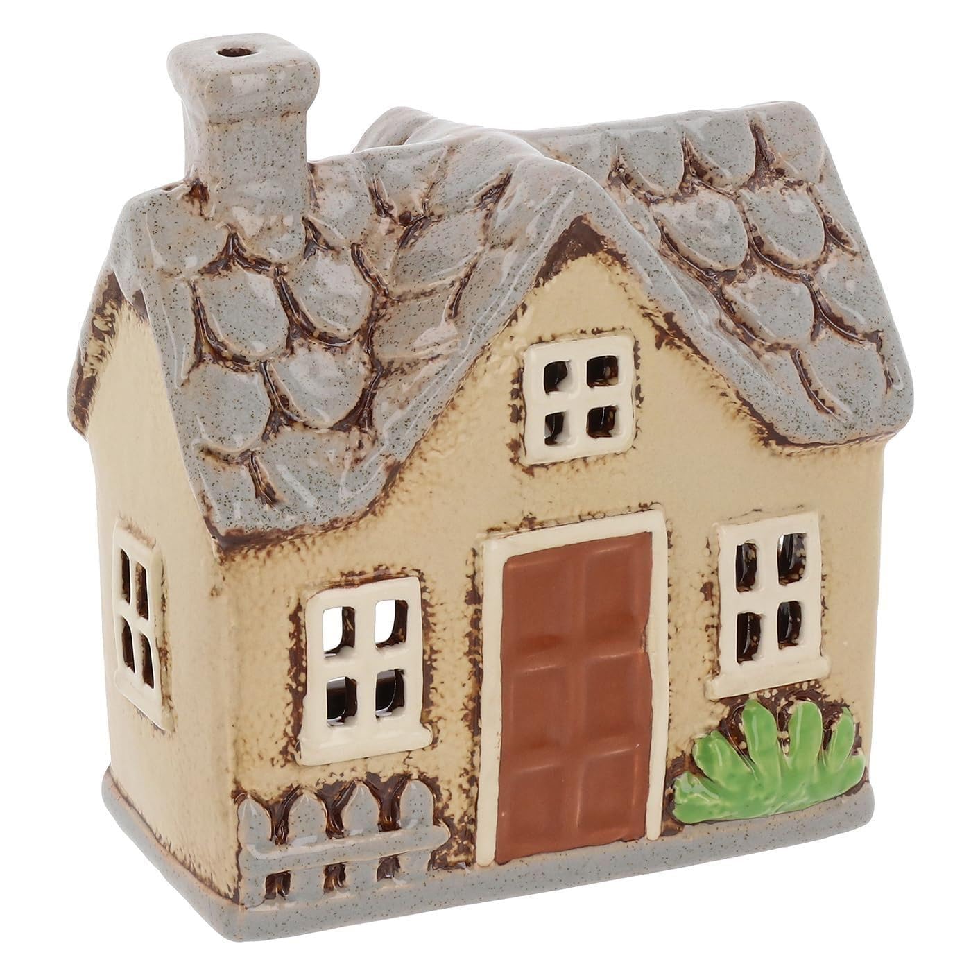 Village Pottery Garden House Tea Light Holder - Light Grey 340287