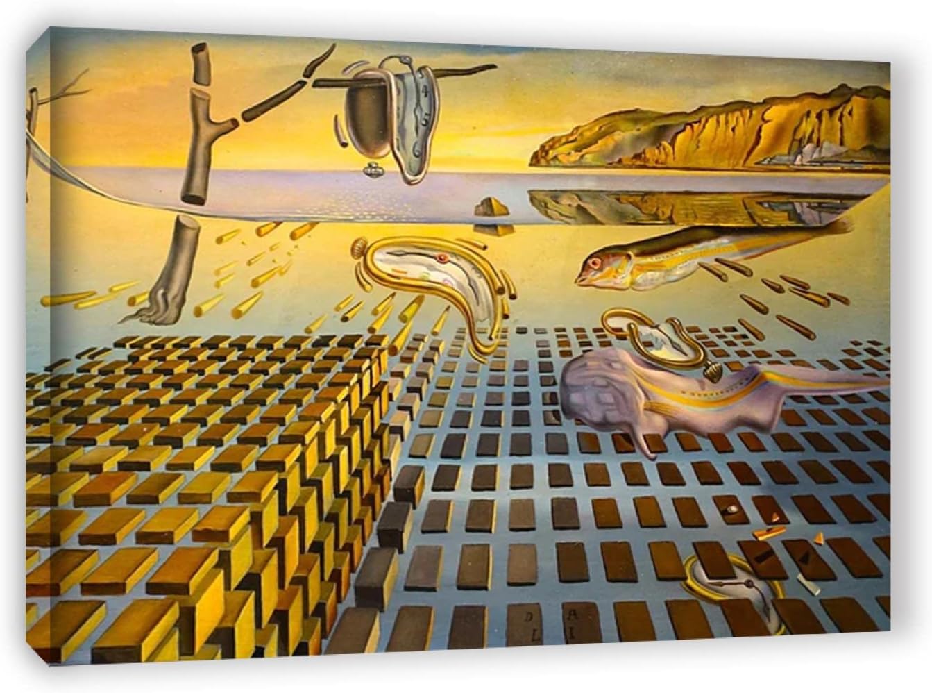 特価商品 肉筆☆油絵☆F20『創造する多面体』Salvadorダリ/模写 絵画