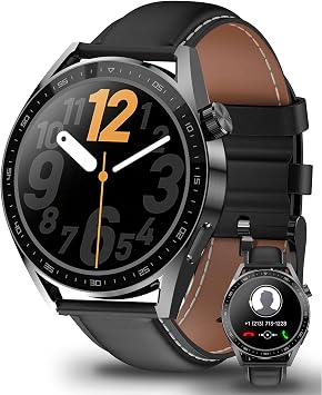 aigo Smart Watch for Men with Heart Rate Monitor, Fitness Tracking, 100+ Exercise Modes,Blood Oxygen Monitoring,Calorie Counter and Waterproof Watches for iOS and Android Phones