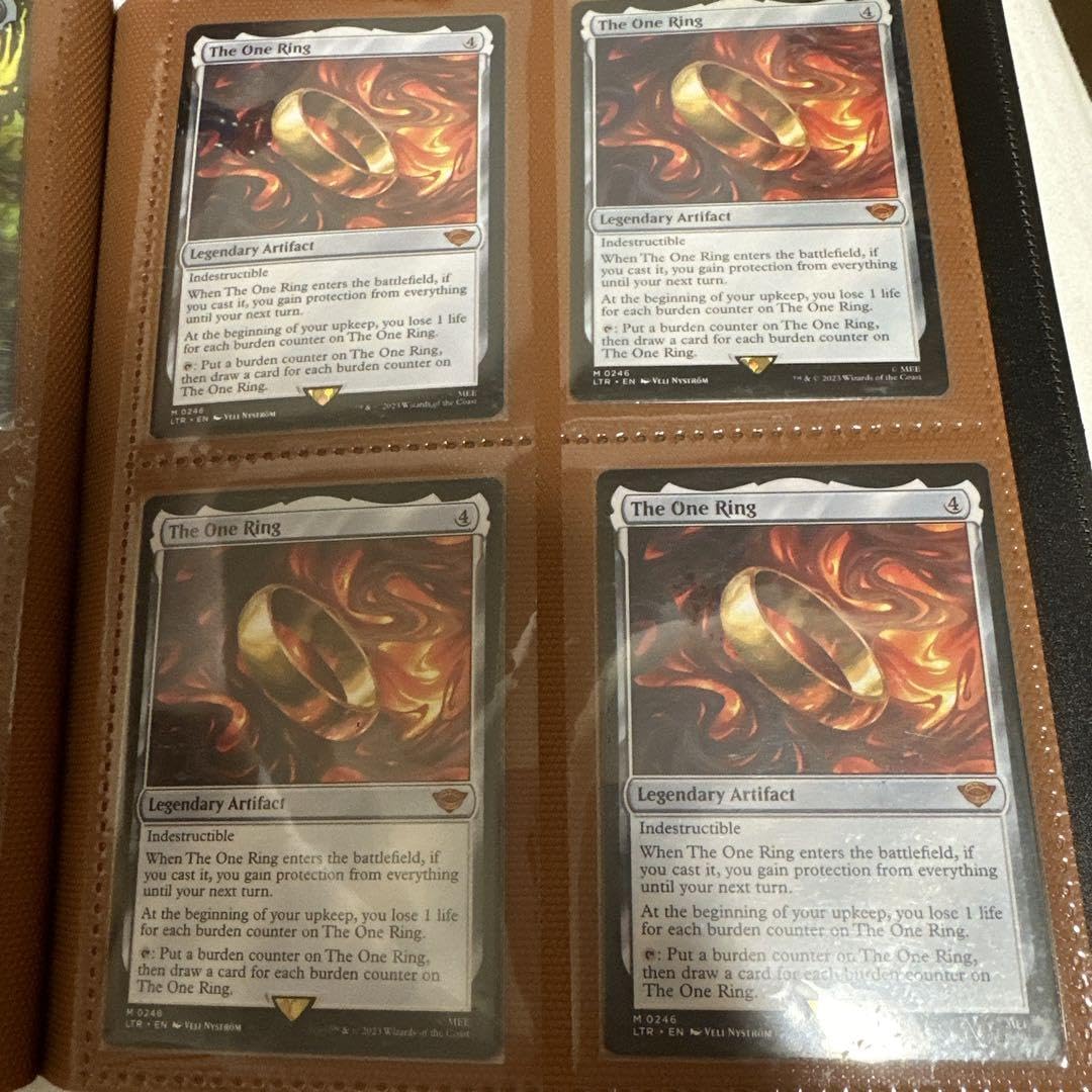 Amazon.co.jp: MTG 英語版 一つの指輪 4枚セット : おもちゃ