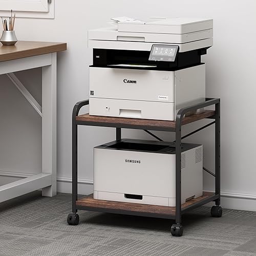 Fannova Under Desk Printer Stand, 20 Inches Deep Large Printer