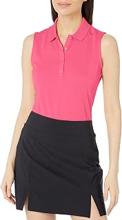 Callaway Women's Solid Knit Sleeveless Golf Polo Shirt Golf Shirt (Pack of 1)
