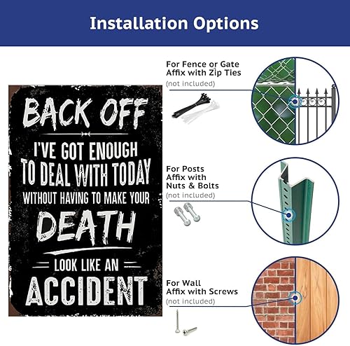 Miniatura 6 de Divertido letrero de cueva de hombre de 12 x 8 pulgadas, arte de pared de metal de aluminio - Divertidos letreros de garaje para hombres, decoración