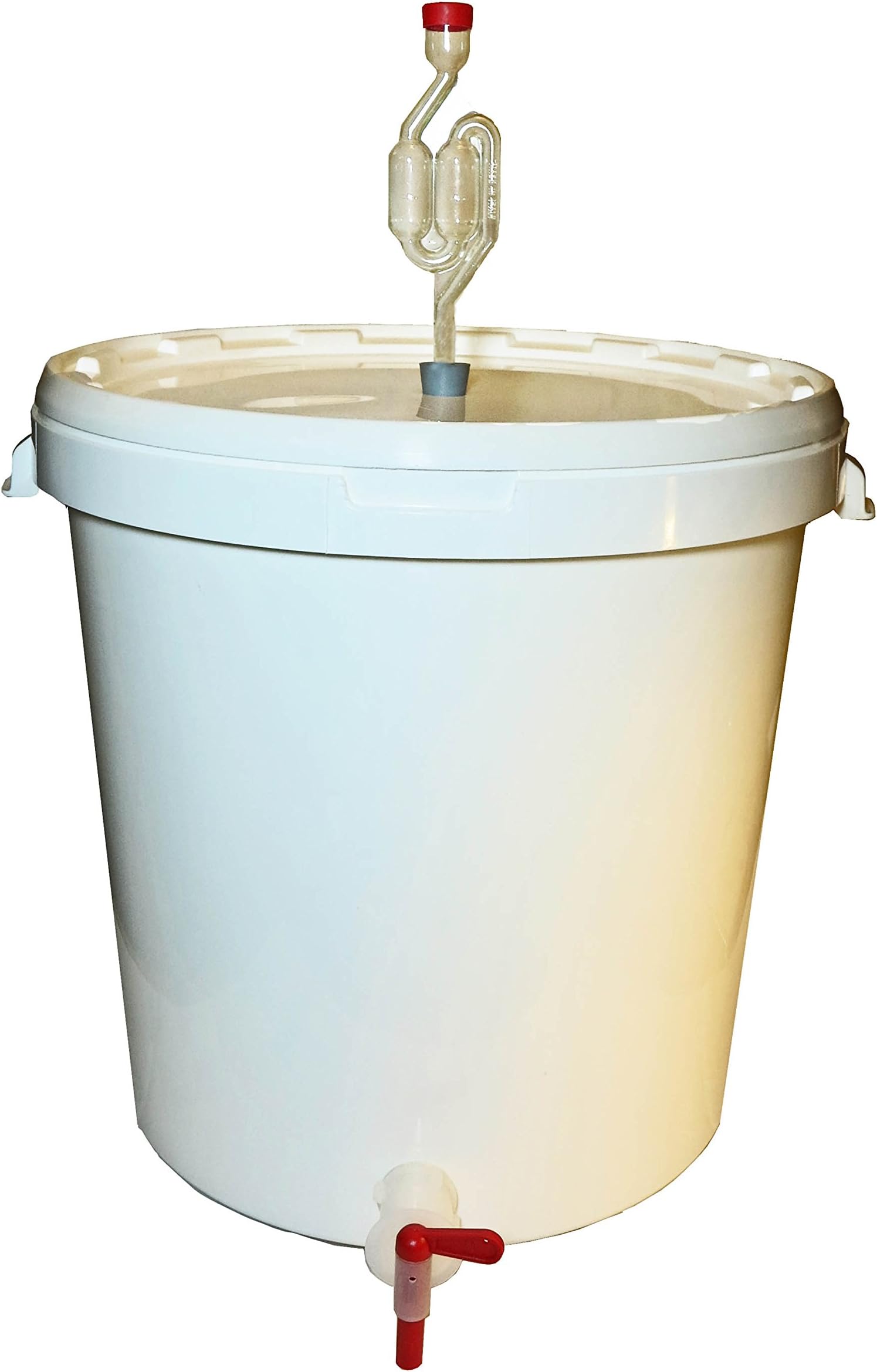 30 litre brewing and fermentation container for making beer, wine or must.