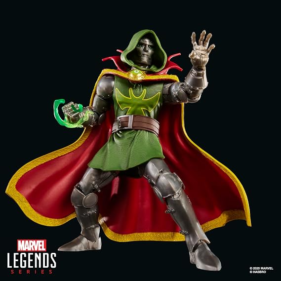Marvel Legends Series Emperor Doom, Fantastic Four Comics Collectible 6-Inch Scale Action Figure | Marvel Legends Fantastic Four 6 Inch Action Figure - Emperor Doom