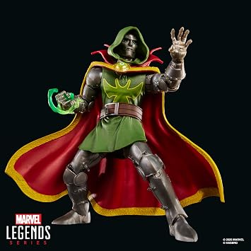 Marvel Legends Series Emperor Doom, Fantastic Four Comics Collectible 6-Inch Scale Action Figure | Marvel Legends Fantastic Four 6 Inch Action Figure - Emperor Doom