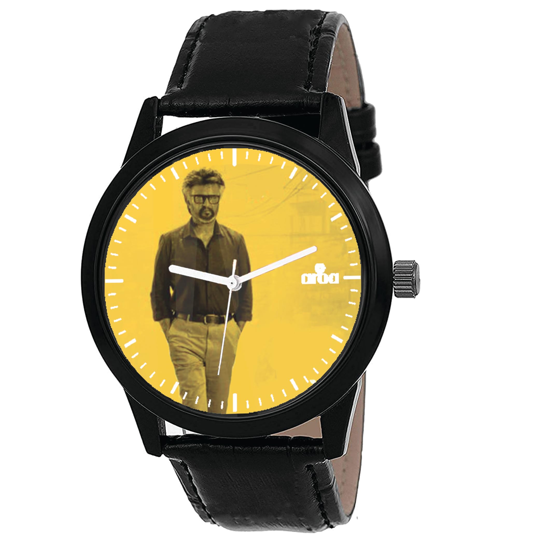 AROA Watch New Watch for Jailer Thalaivar Rajini Model : 935 Black Metal Type Analog Black Strap Watch Yellow Dial for Men Stylish Watch for Boys- (B0CFHB6DWT) Amazon Price History, Amazon Price Tracker