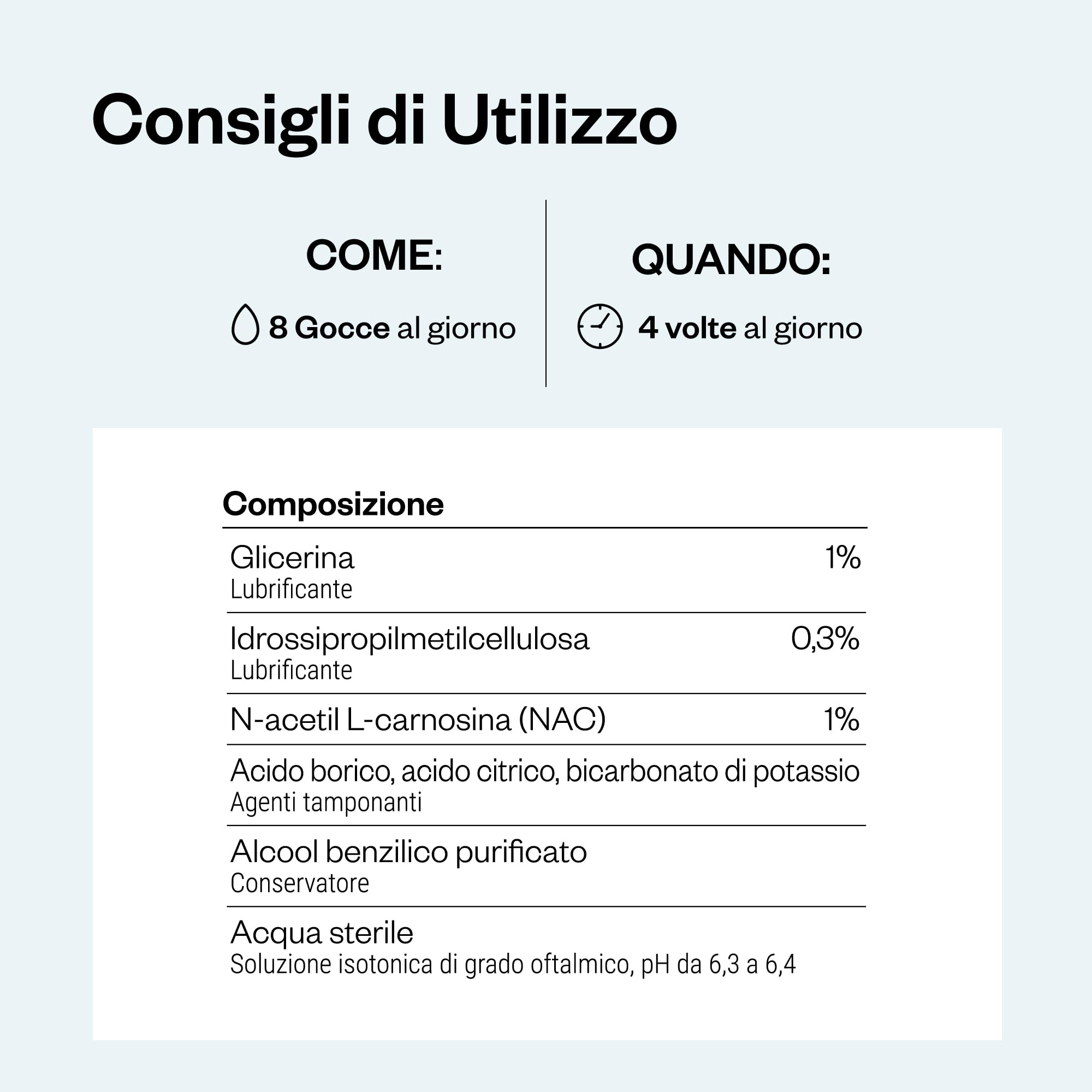 Supersmart - Smart Eyes™ - Gocce per gli Occhi con l' 1% di N-acetil L-carnosina - Aiuta a Prevenire gli Occhi Secchi, le Irritazioni e le Cataratte | No-OGM & Gluten Free - 2 Contenitori da 5 ml