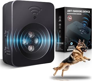 Anti Barking Device for Dogs Long Range 50ft, Ultrasonic Dog Bark Deterrent Device with Stop Dog Barks - Dog Barking Stopper, Bark Box, Barking Control Devices for Dog Training in Outdoor/Indoor - Amazon product rated Grade A