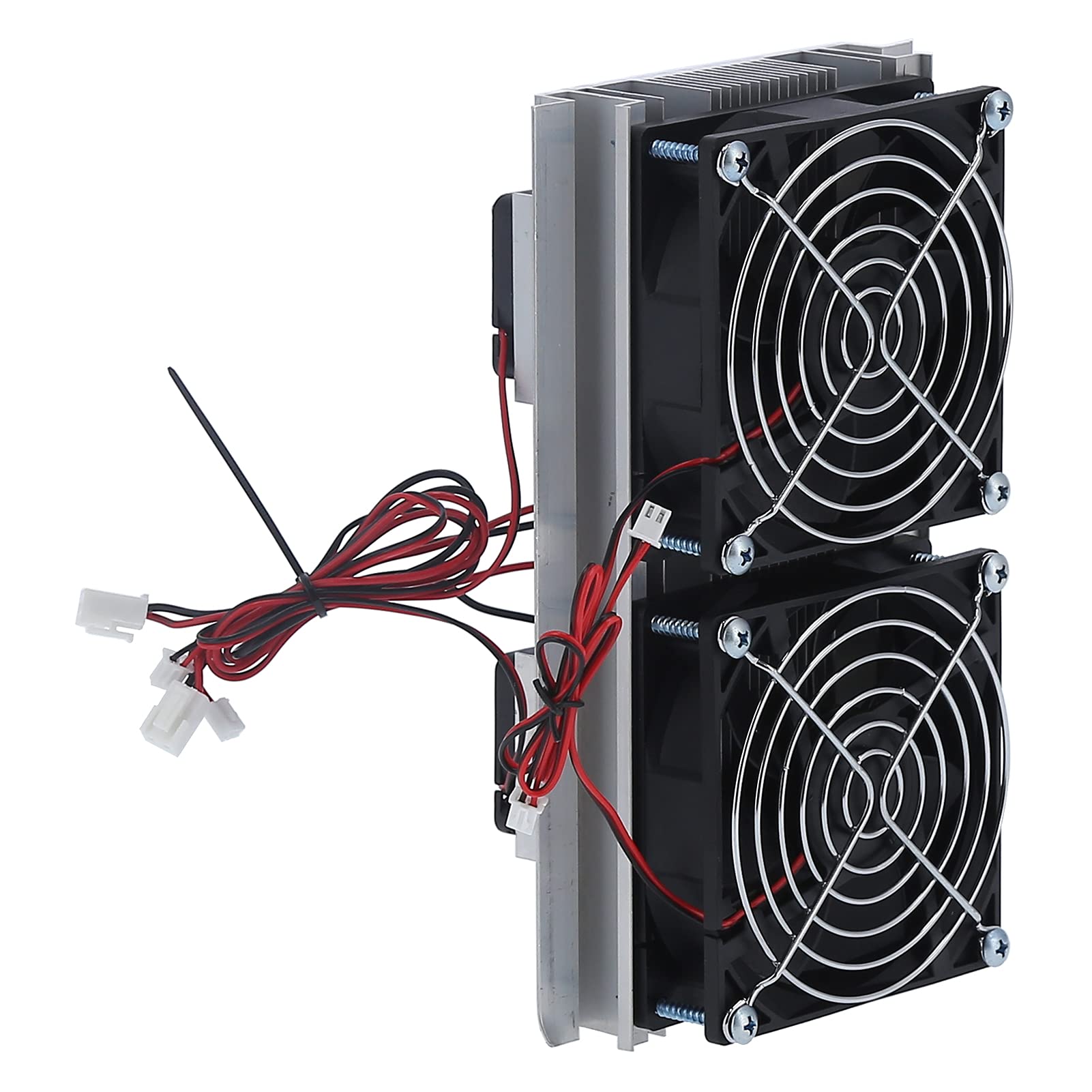 Système de ventilateur de refroidissement à double radiateur haute puissance 120 W 12 V 10 A Refroidisseur d'équipement de refroidissement efficace pour le refroidissement du