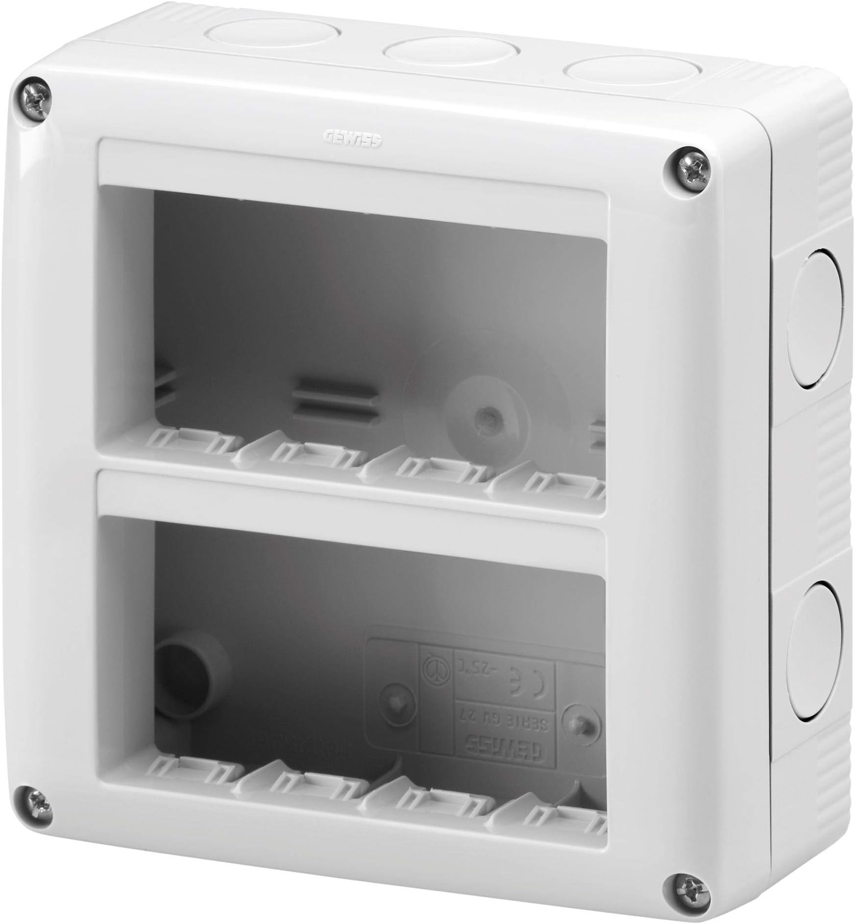 Supporto A Clip Gewiss In Polimero Antichoc - Grigio RAL 7035 Per Tubi 16mm, Confezione Da 25 Pezzi - Foto 6