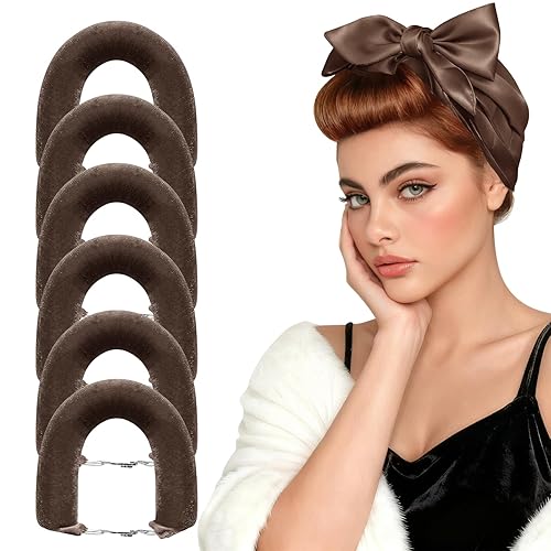 Heatless Curls - 6PCS - Brown