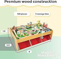 Vista 4 de KidKraft, Mesa y Set de Tren de cataratas