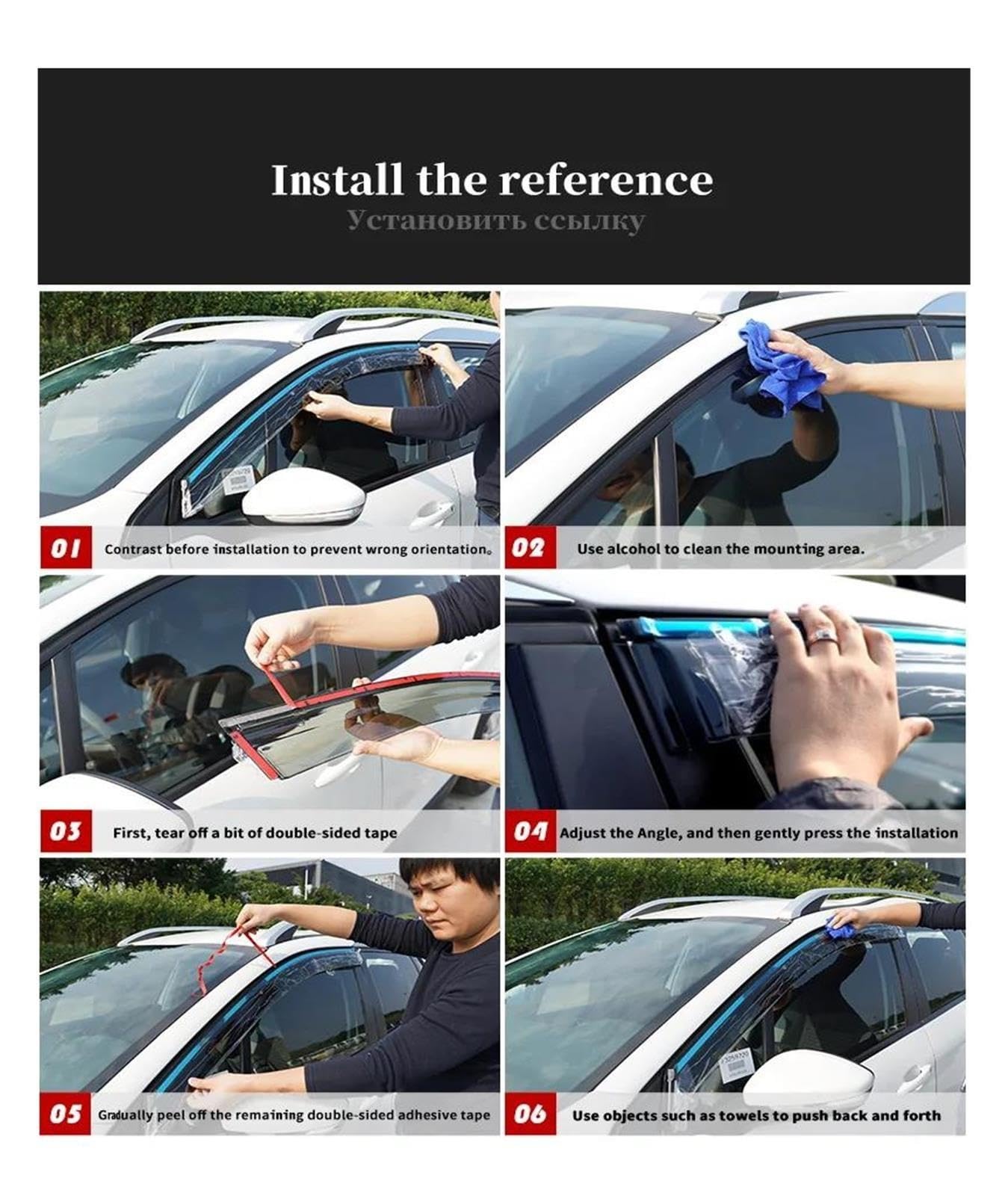 Generisch Fenster Windabweiser Auto Für Lexus Für ES 240 350 2009-2012