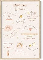 Vista 17 de HAUS AND HUES Carteles motivacionales para la oficina, citas inspiradoras, arte de pared, regalos de consejero, afirmaciones de amor propio, aula