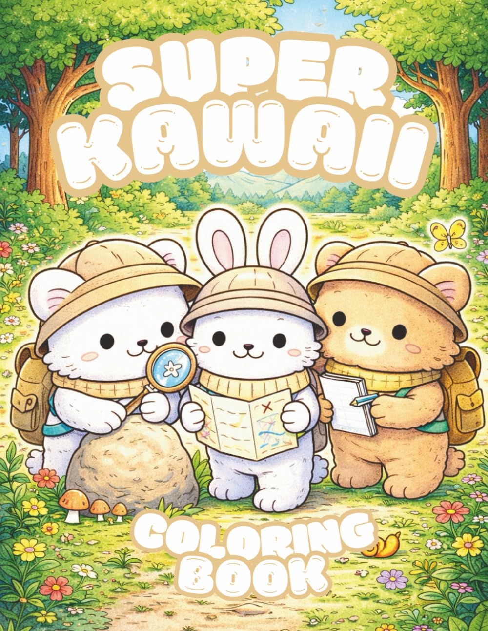Super Kawaii Coloring Book