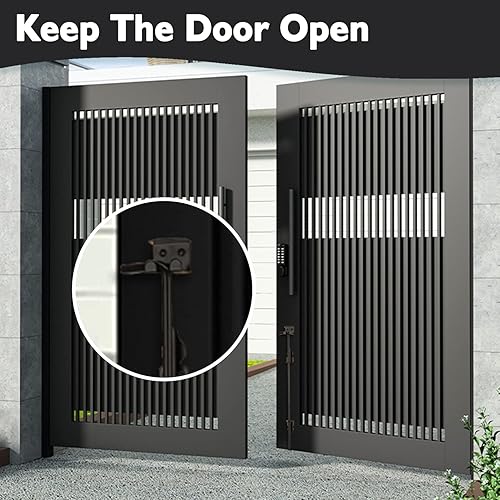 Miniatura 7 de Perno de caña de barra de caída de puerta de 24 pulgadas, perno de caña resistente para cercas de madera, herrajes para puerta de acero sólido,