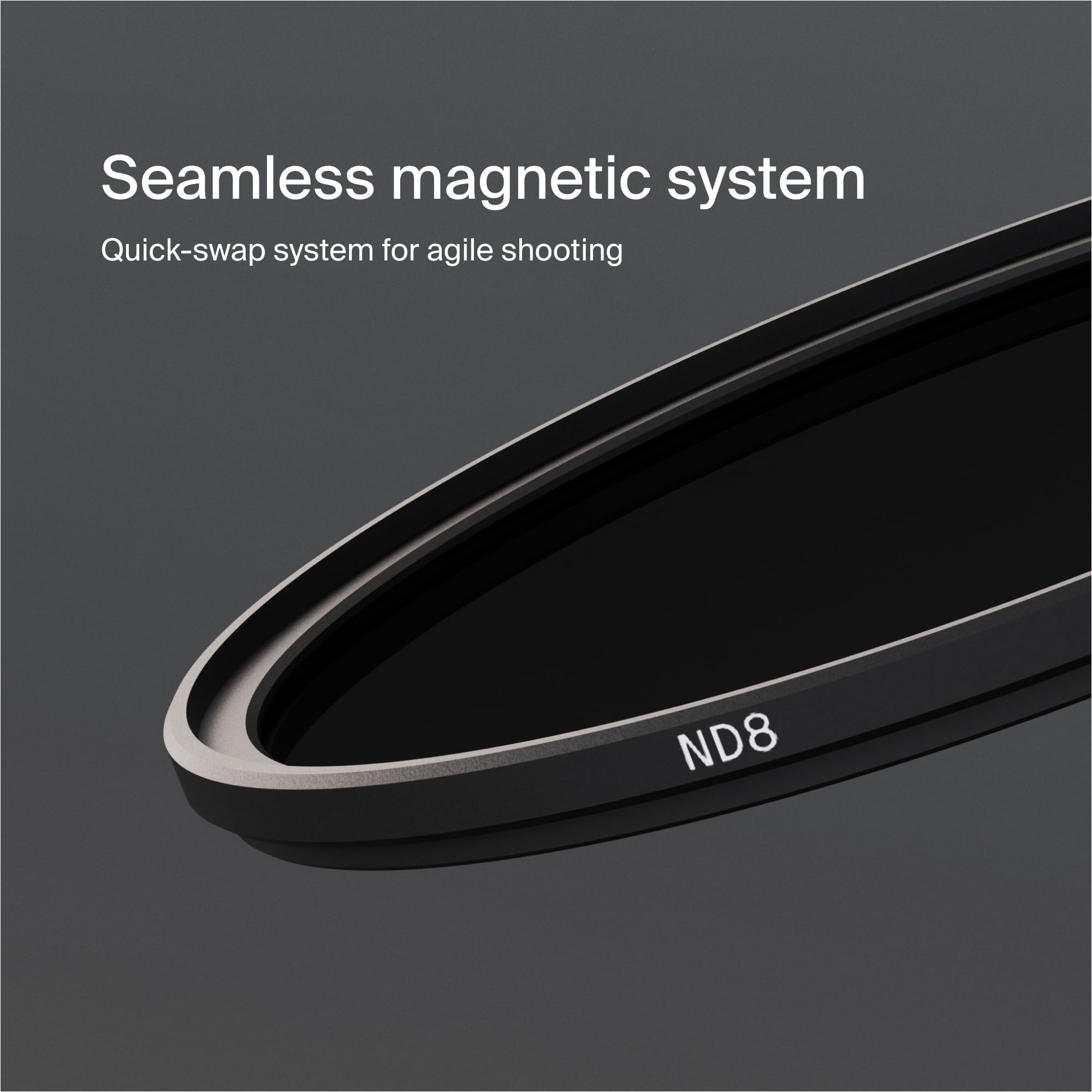 Urth 58 mm Filtro Magnetico ND8 (3 Stop) (Plus) — 20 strati Nano, profilo Ultra sottile, densità Neutra, controllo Dell’esposizione per obiettivi