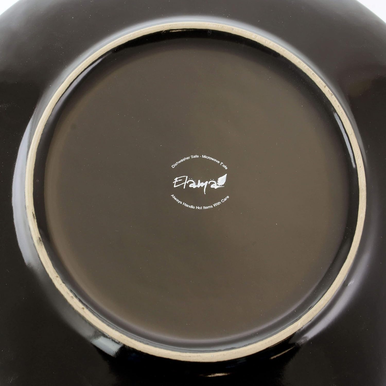 Unknown1 Midnight Blossom 16 Piece Stoneware Dinnerware Set in Blue Floral Casual Round Microwave Safe, Medium