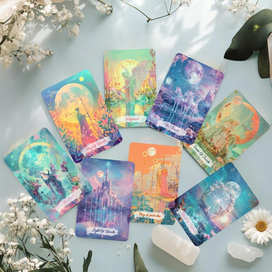 正規品タロットカード魔法のような色調柔らかなカラーのドリームデッキ