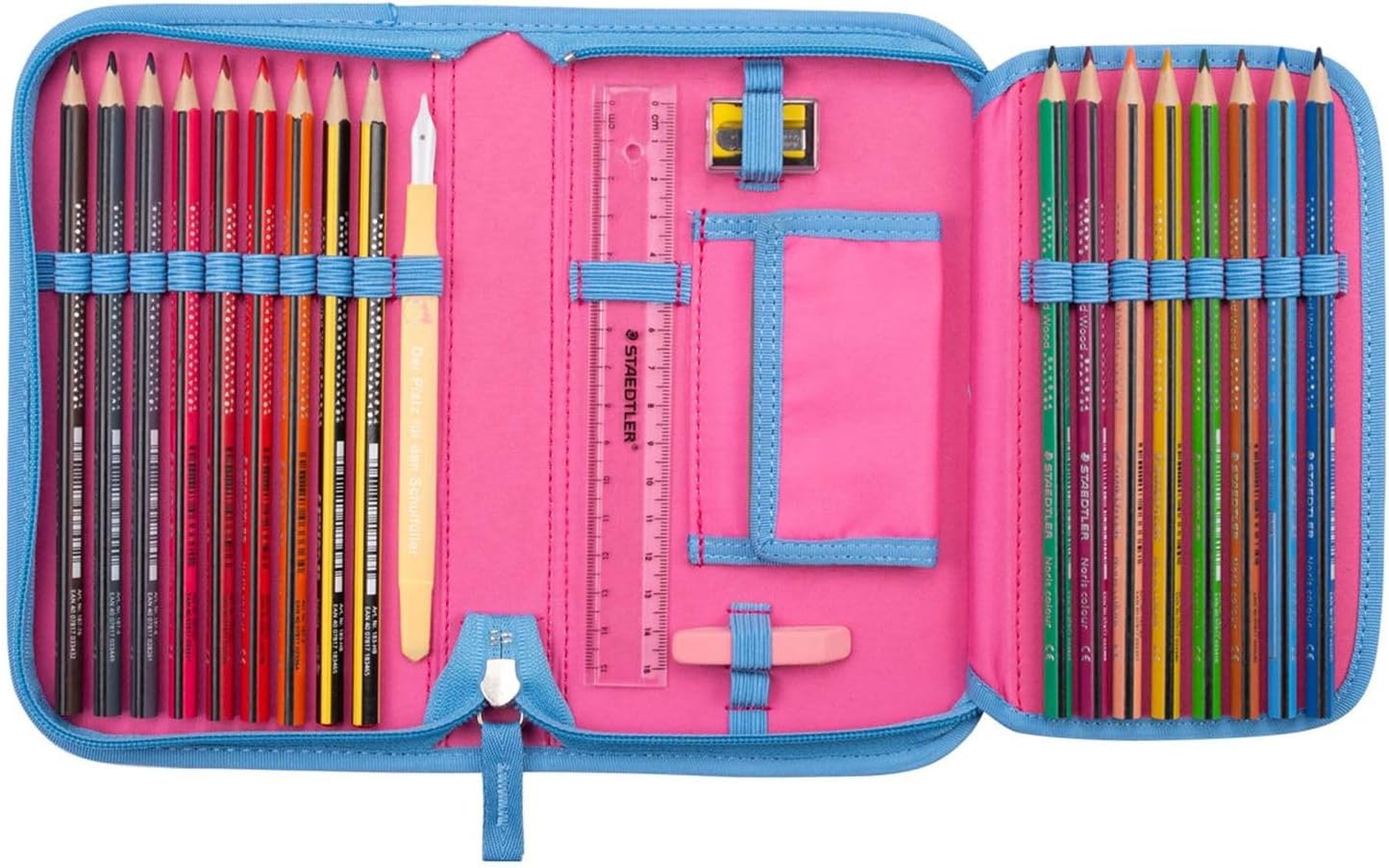DerDieDas ErgoFlex Schulranzenset 5-teilig Happy Pixel, Happy Pixel, ErgoFlex Set