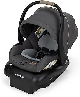 Maxi-COSI Mico Pro Infant Car Seat, Baby Travel Seat with Adjustable Base, Stroller-Ready, Easy-Install Latch, Lightweight Design, Fits 4–30 lbs, Sea Salt