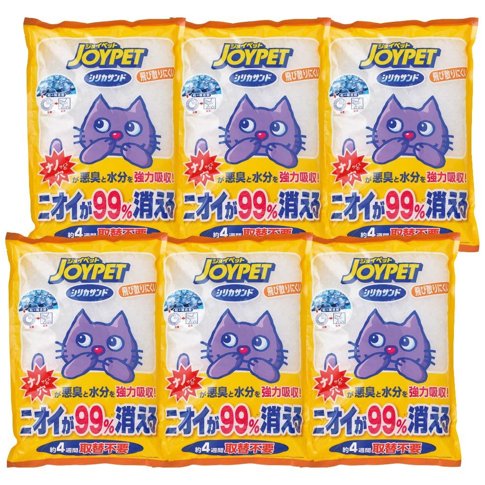 ジョイペット　シリカサンド　猫砂　6個 Amazon | JOYPET(ジョイペット) 猫砂 シリカサンドクラッシュ 4.6L×6個